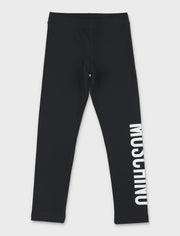 Moschino Girls Plain Logo Legging