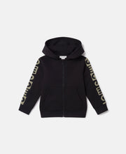Stella McCartney Boys Black Cotton SMC Logo Tracksuit