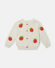 Stella McCartney Kids Strawberry Crochet Cardigan