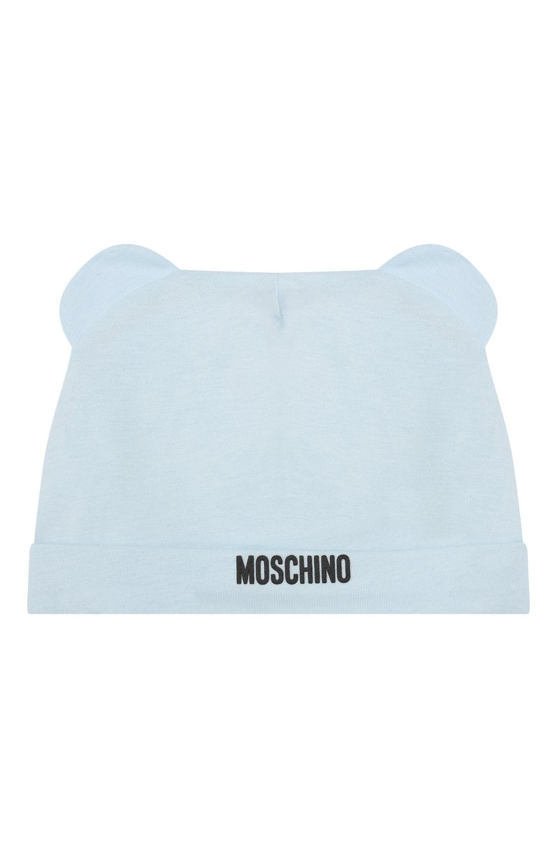 Moschino Baby Boys Romper and Hat Gift Box Set