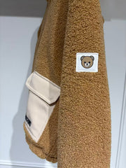 Moschino Hooded Fuzz Bear Jacket