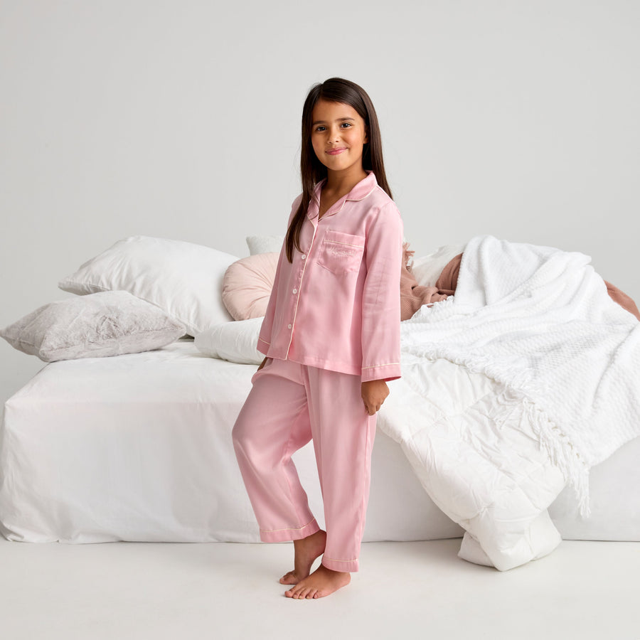 La Mimiland MI Classic TENCEL Silky Long Sleeve Lounge Set