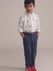 Huxbaby ALL OVER HUX EMB L/SLV SHIRT