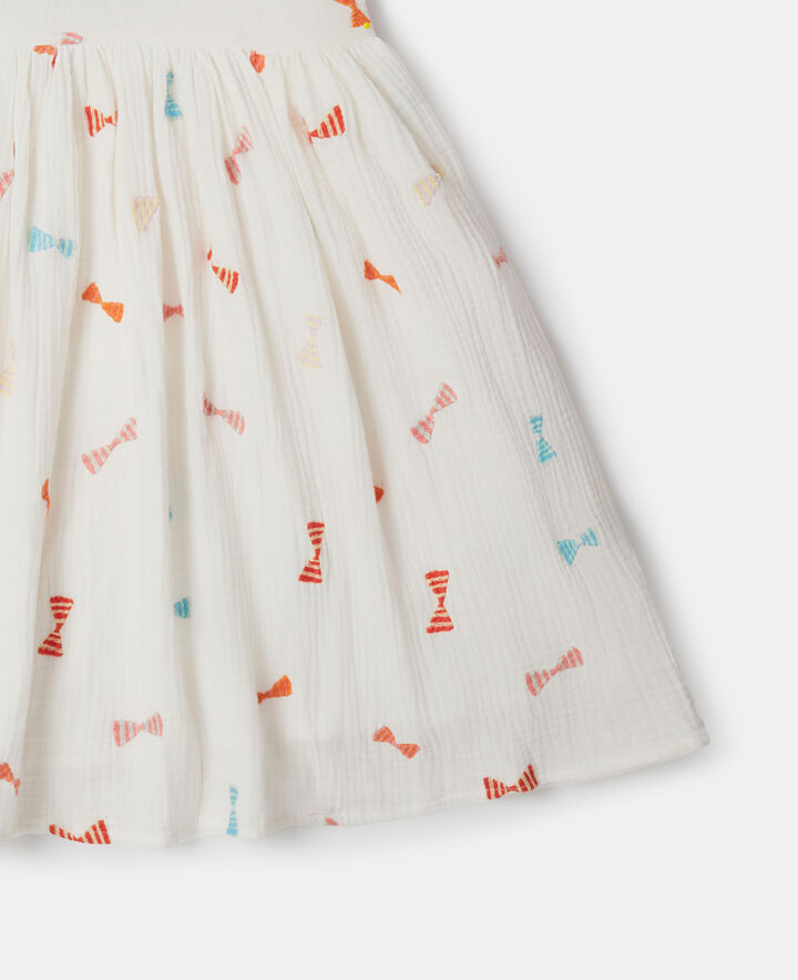 Stella McCartney Girls Striped Bow Print Cami Dress