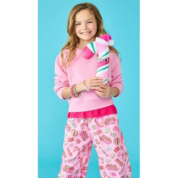 Iscream Peppermint Candy Cane Plush