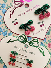 Konges Slojd 4 PACK MINI CHERRY HAIR PIN