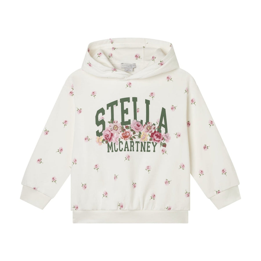 Stella McCartney Kids Girls Ditsy Roses Jersey Hoodie