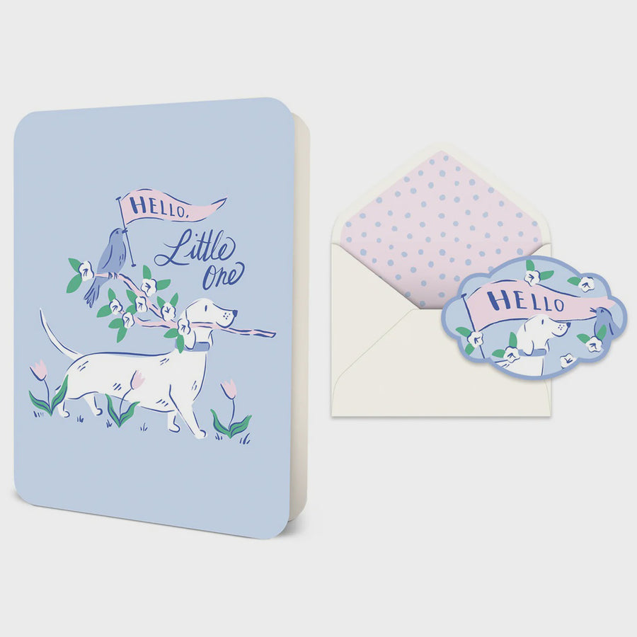 Studio Oh! Hello, Little One Deluxe Greeting Card
