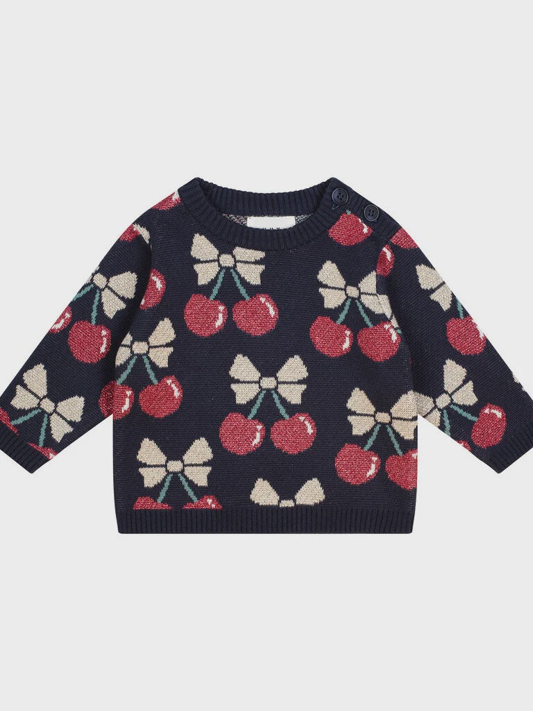Huxbaby Cherry Pie Knit Pullover