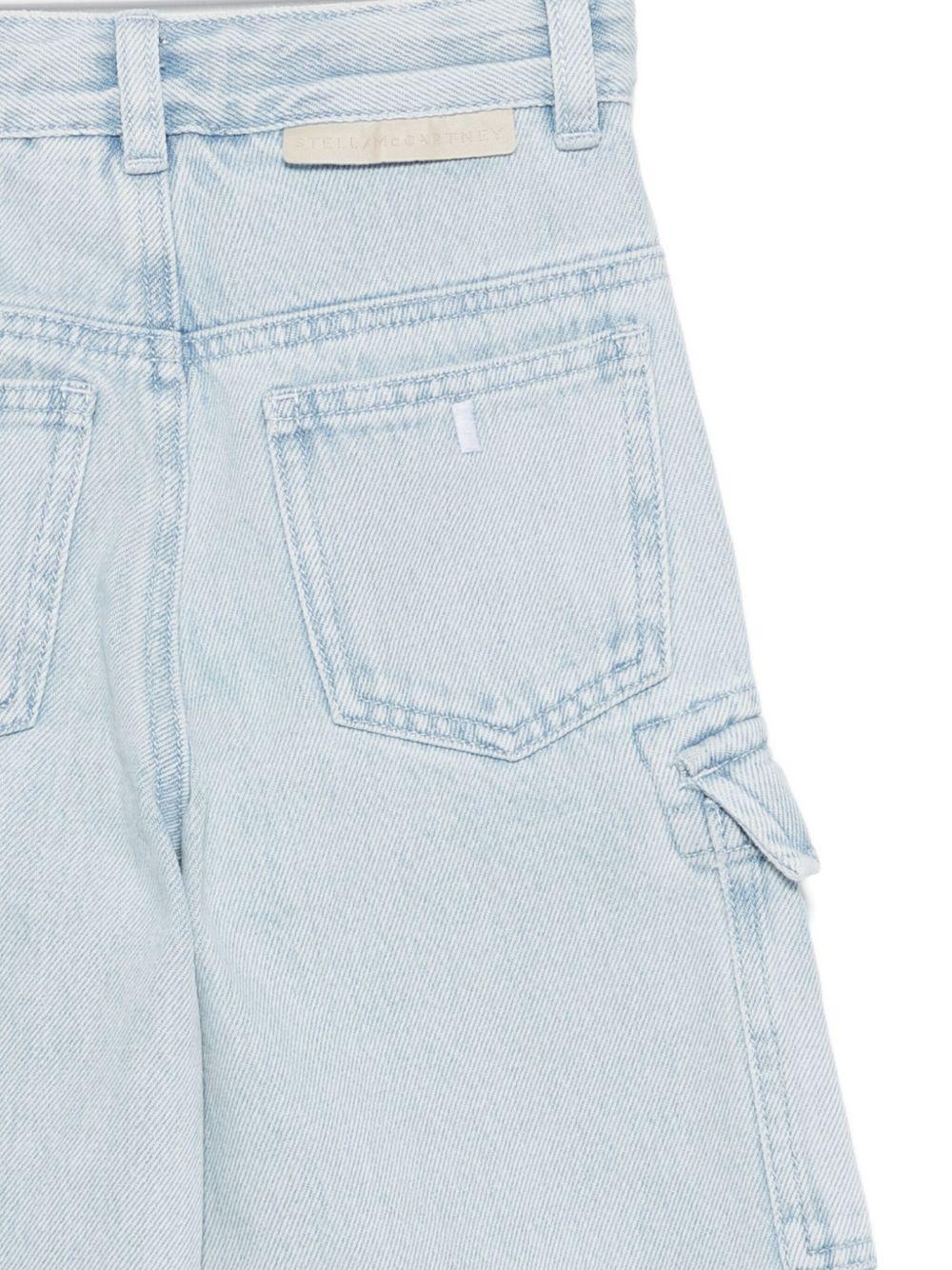 Stella McCartney Kids Girls Denim with Zips and Pockets