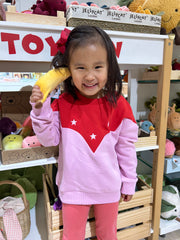 Kenzo Girls Pink Star Sweatshirt