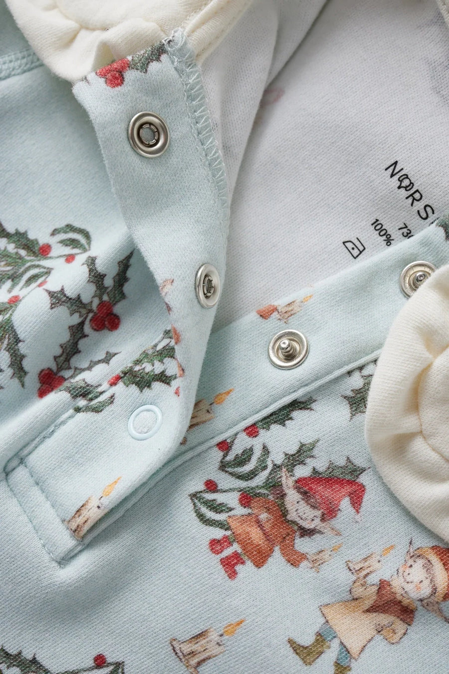 Norsu Organic Corron Collar Onesie-Jolly