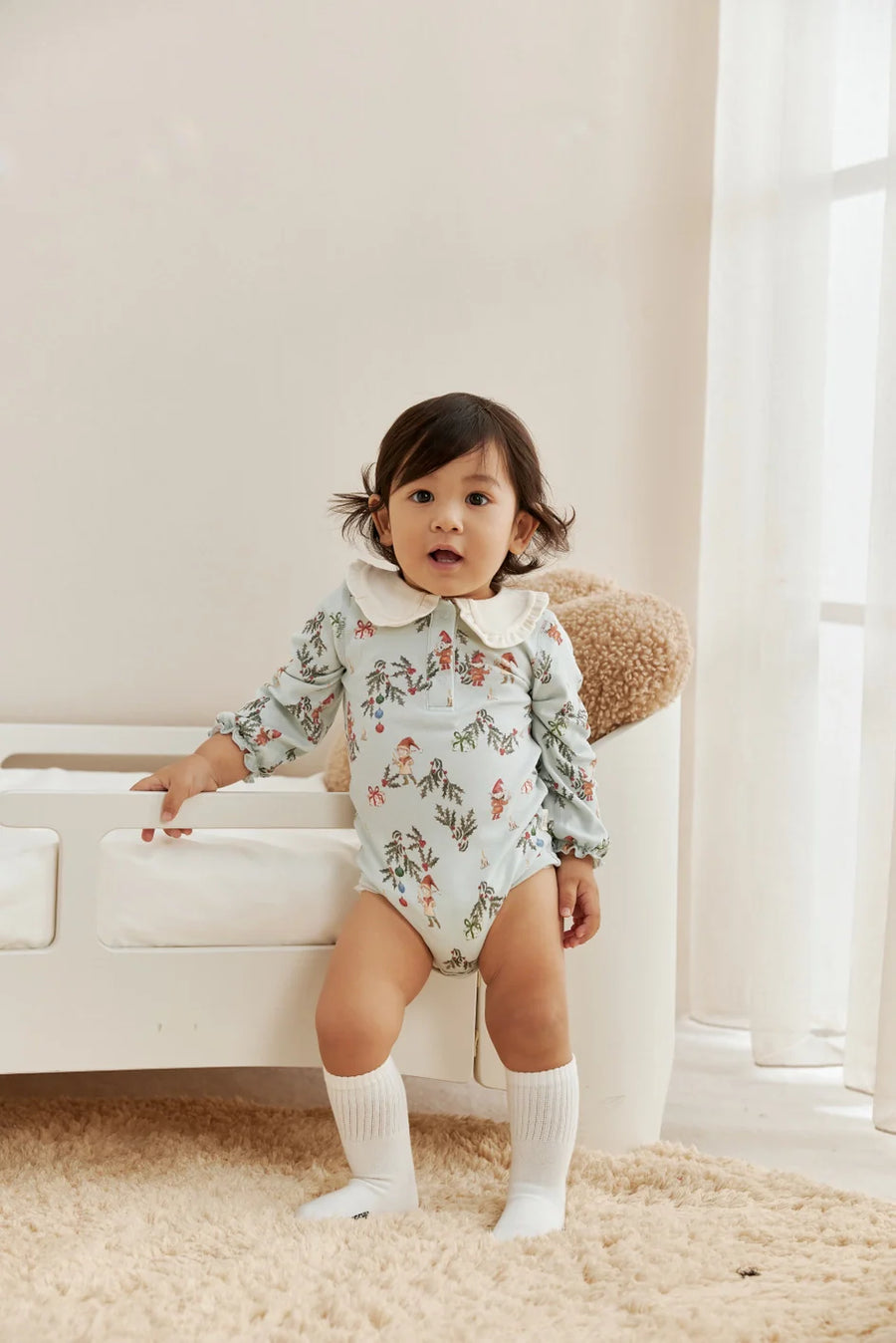 Norsu Organic Corron Collar Onesie-Jolly
