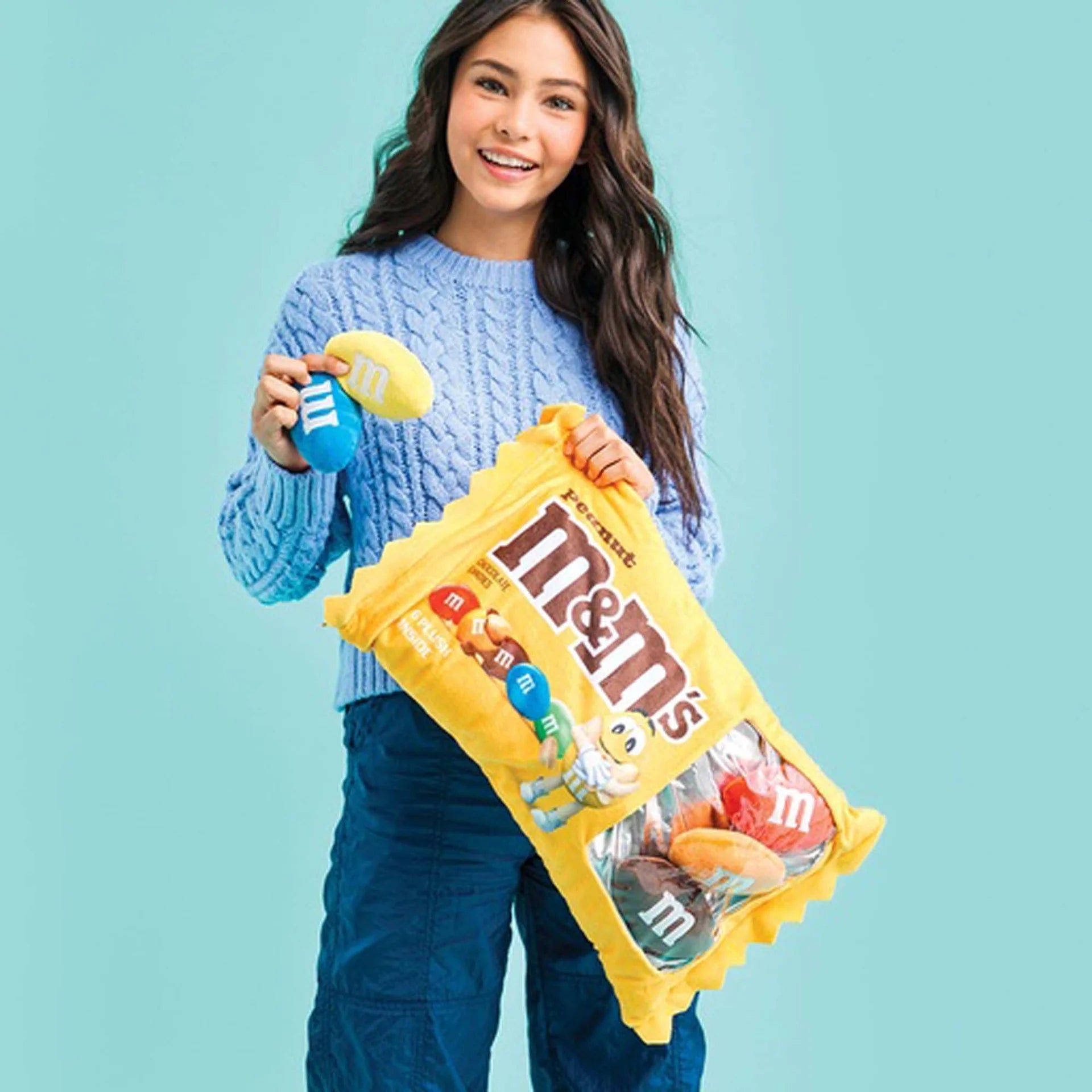 Iscream PEANUT M&M'S PACKAGING PLUSH
