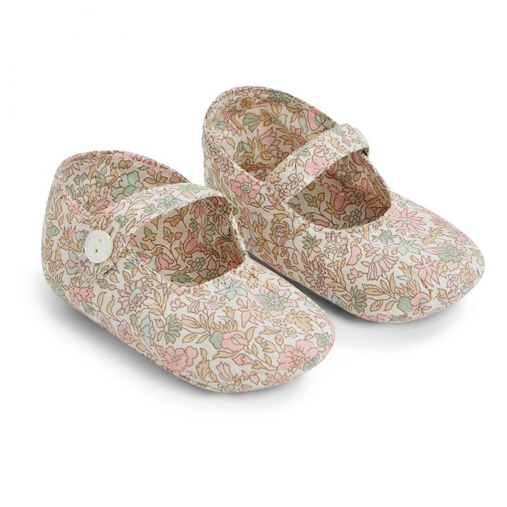 Bonpoint Lilibee Liberty Exclusive Slippers + Pouch | Ecru