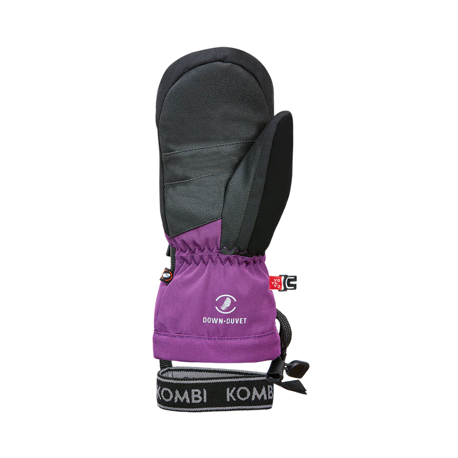KOMBI Level 4 Junior Elite Mittens – Storm Rider – Waterproof & Insulated with Wrist Leash