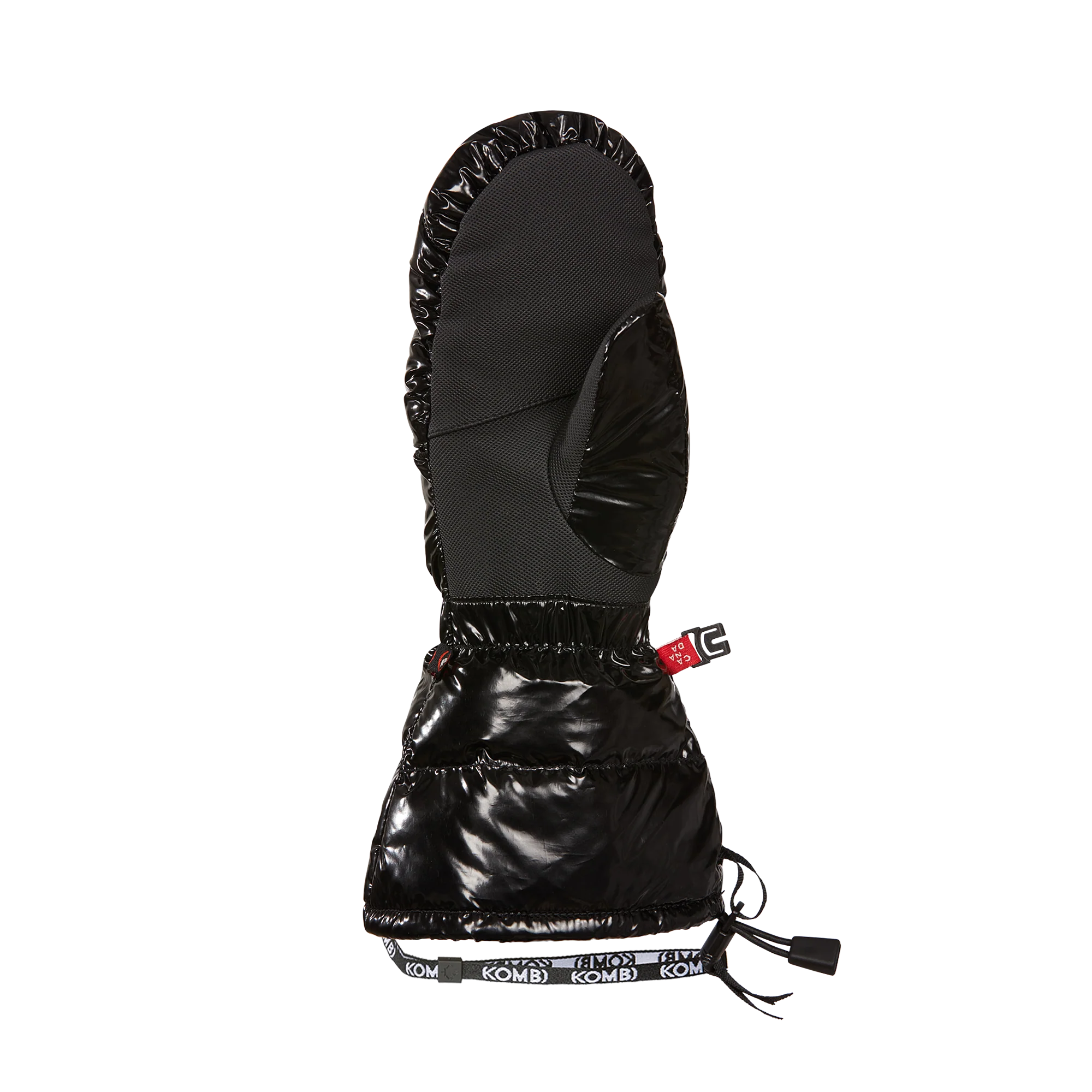 KOMBI Level 4 Puffy Ethical Goose Down Mittens - Junior with Wrist Leash