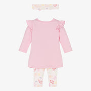 Kenzo Baby Girl Dress+Legging+Headband Gift Set