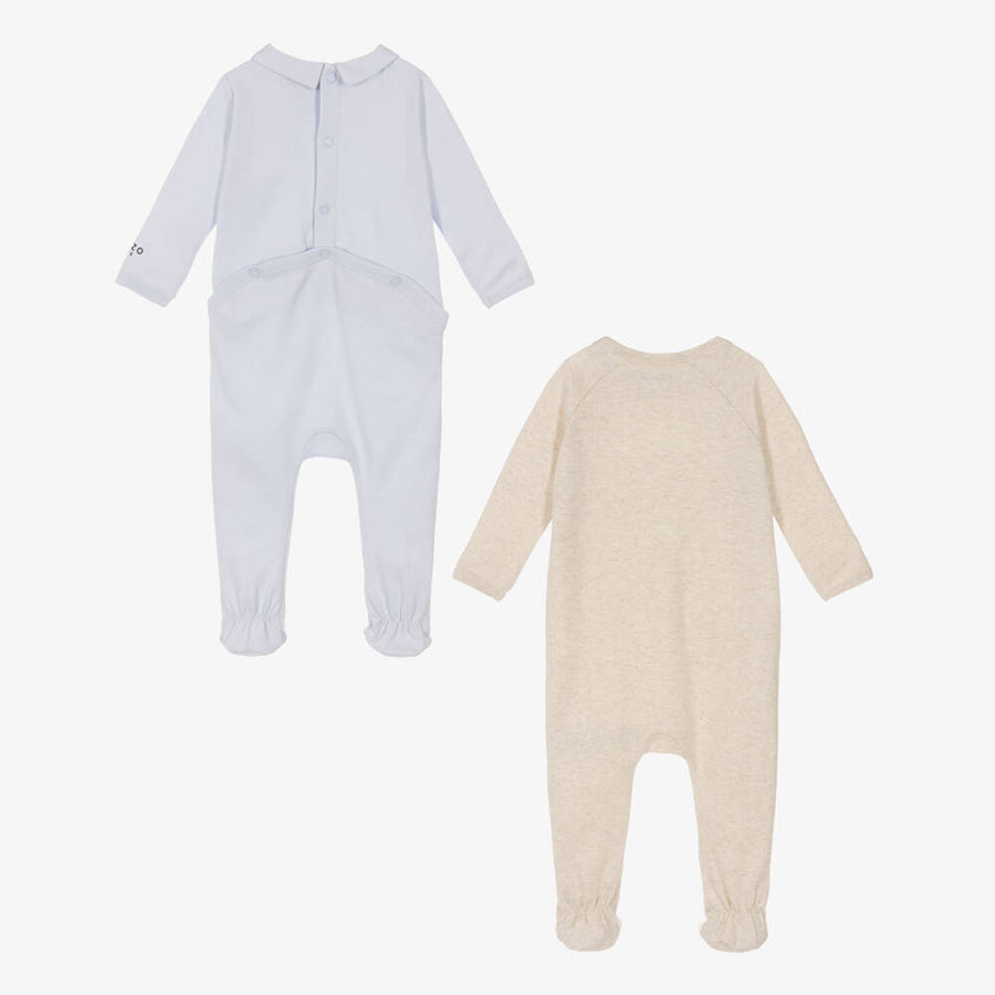 Kenzo Baby 2 Pack Footie with Logo and Tiger Giftbox Set