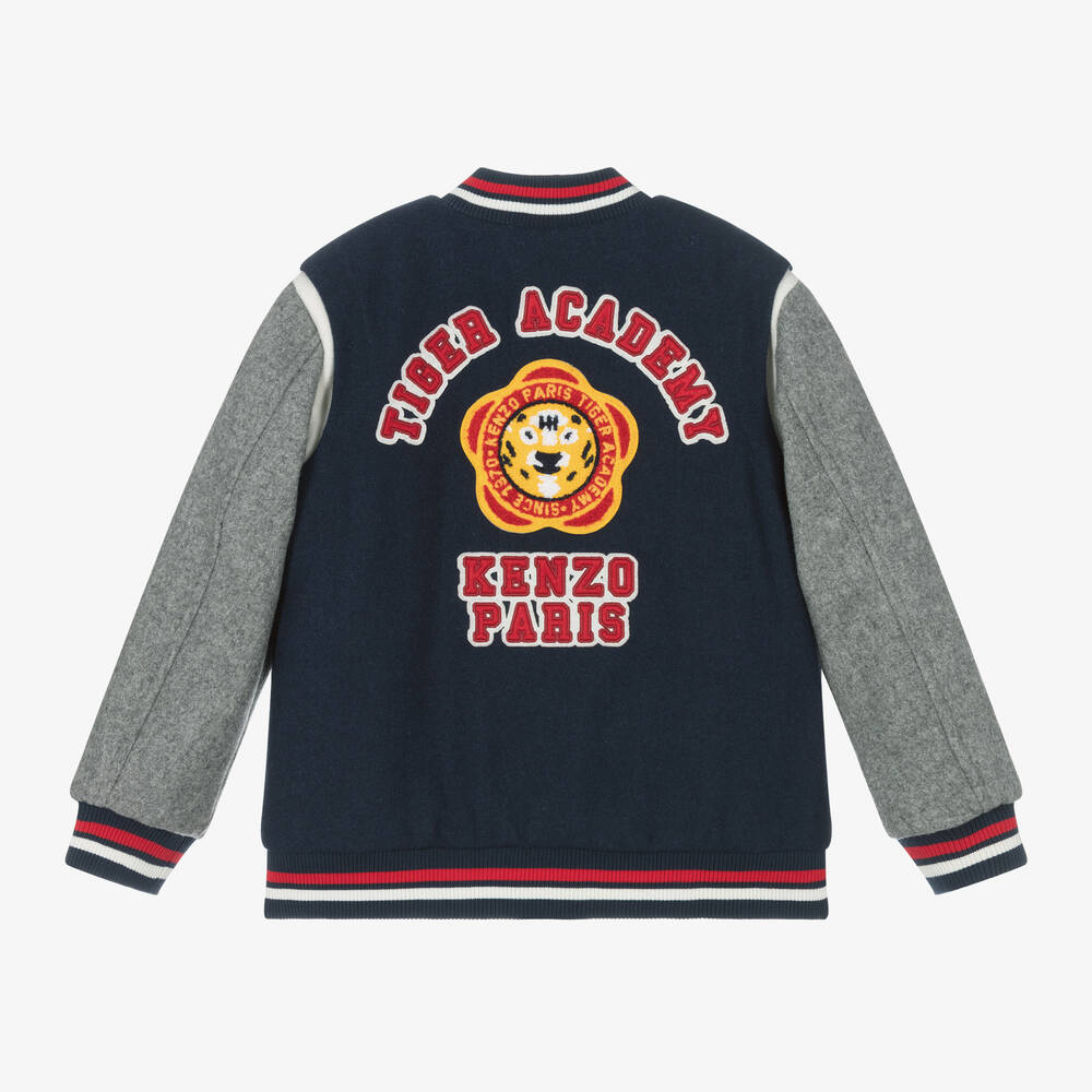 Kenzo Boys Navy Bomber Jacket