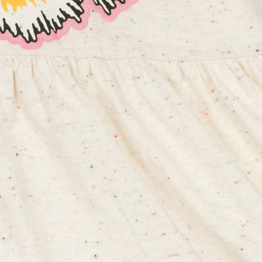 Kenzo Baby Girls Ivory Cotton Varsity Tiger Dress