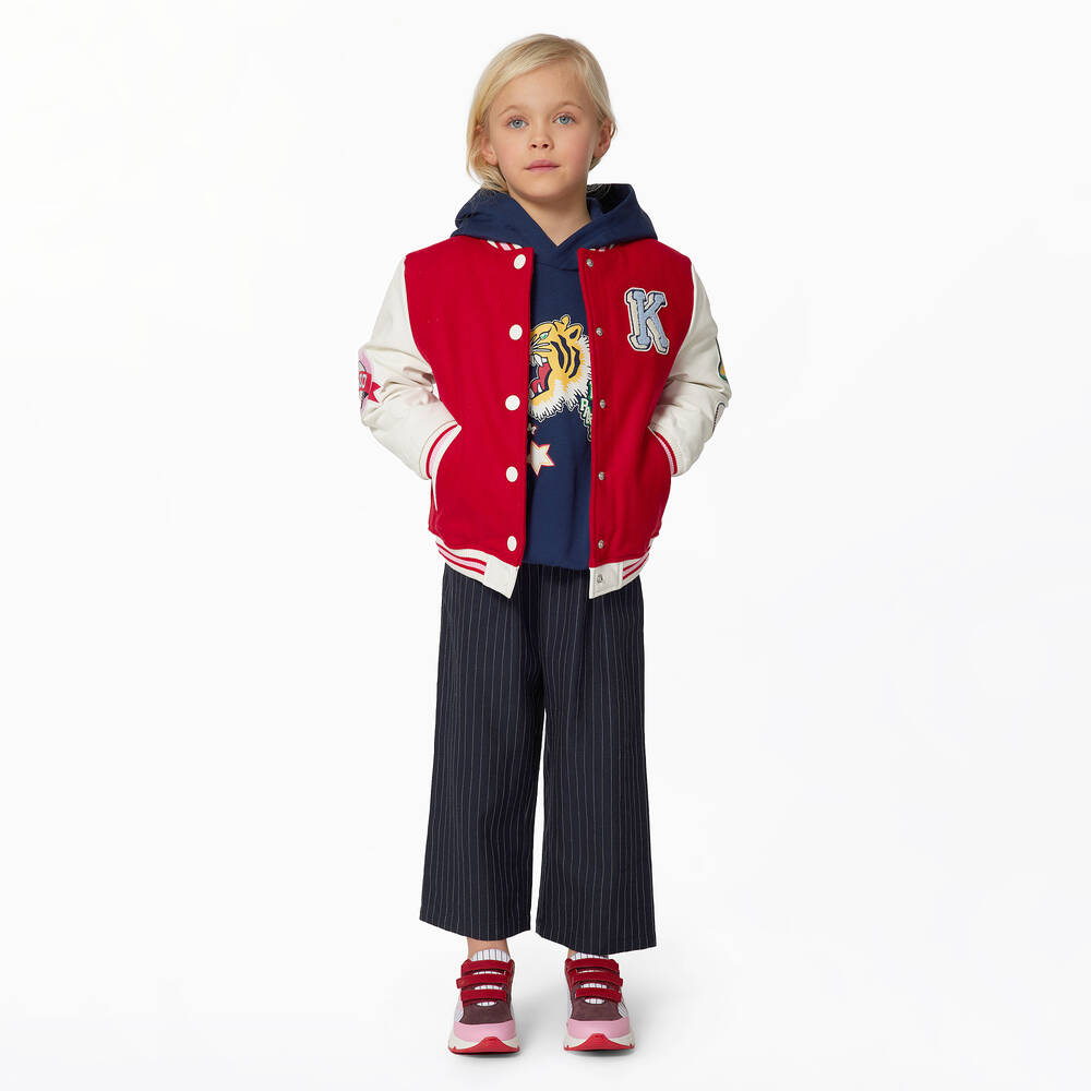 Kenzo Navy Tiger Hooded Sweatshirt
