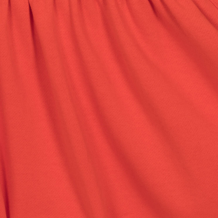 Kenzo Girls Red Cotton Collared Dress
