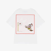 The Marc Jacobs White graphic-print patch-detail T-shirt