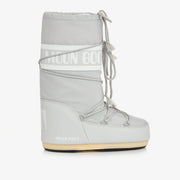 MOON BOOT ICON GREY NYLON BOOTS