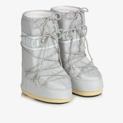 MOON BOOT ICON GREY NYLON BOOTS