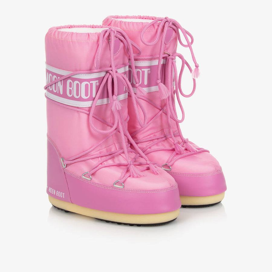 MOON BOOT MB ICON NYLON PINK