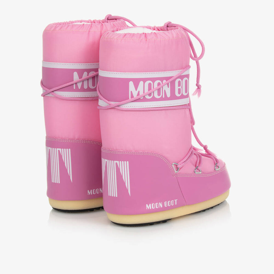 MOON BOOT MB ICON NYLON PINK