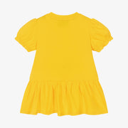 Moschino Baby Girls Cotton Jersey Teddy  Bear Logo Dress