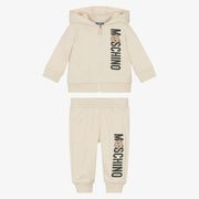 Moschino Baby Cotton Vertical Logo Tracksuit Gift Box Set