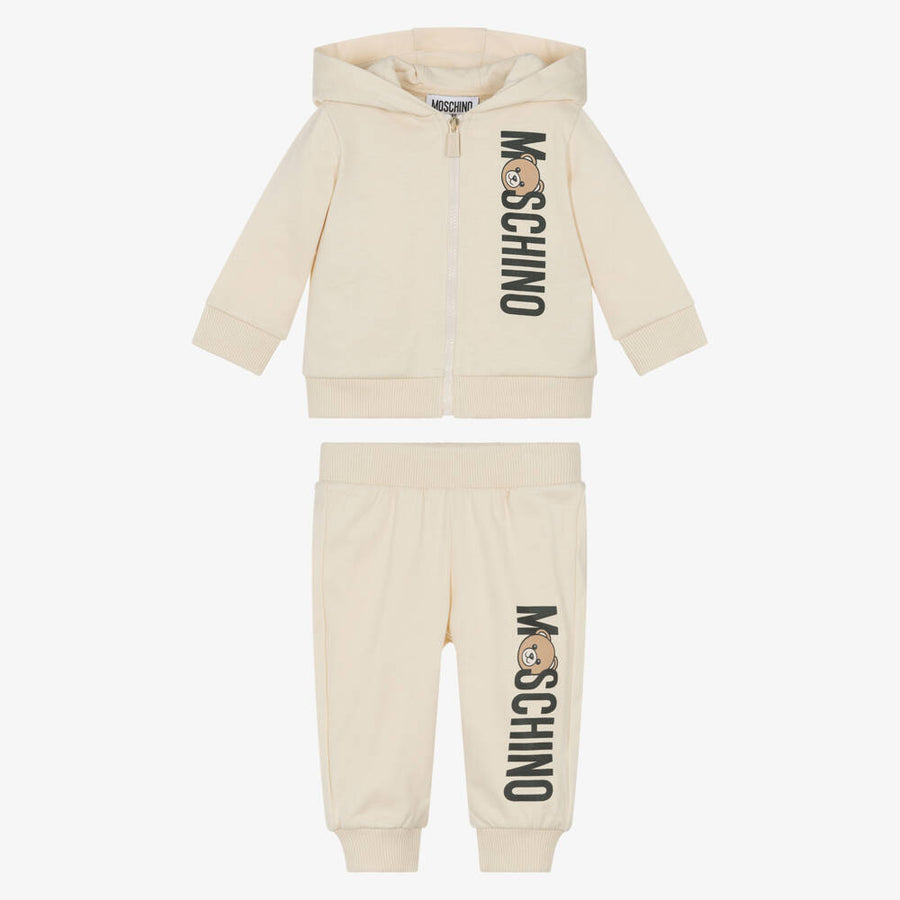 Moschino Baby Cotton Vertical Logo Tracksuit Gift Box Set