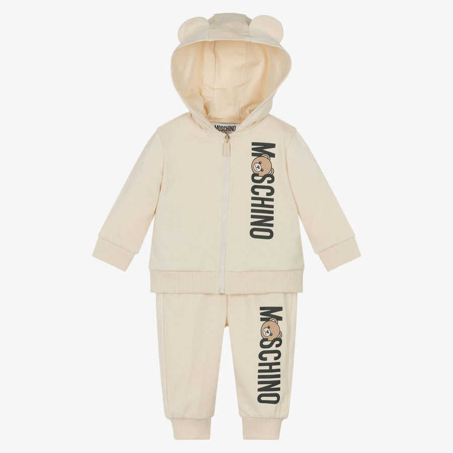 Moschino Baby Cotton Vertical Logo Tracksuit Gift Box Set