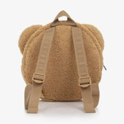 Moschino Brown Fleece Teddy Bear Backpack (22cm)