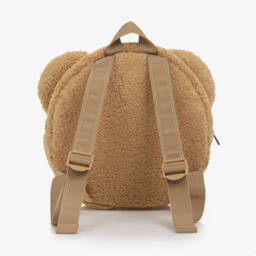 Moschino Brown Fleece Teddy Bear Backpack (22cm)