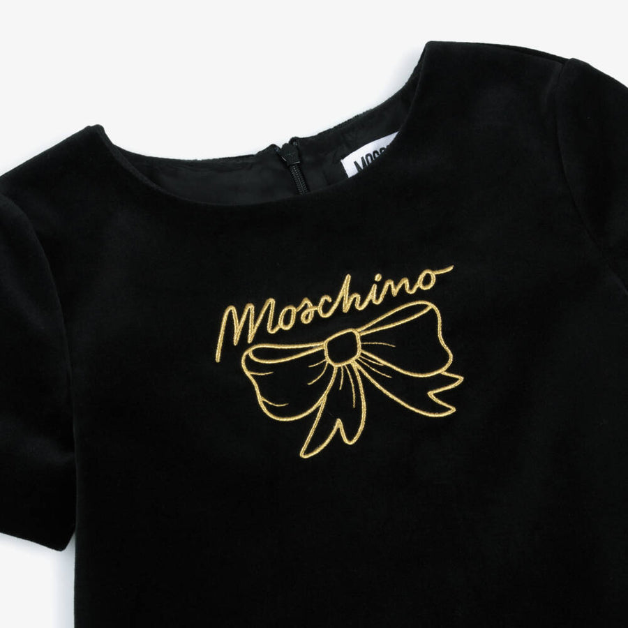 Moschino Black Bow Dress