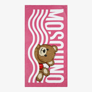 Moschino Pink  Cotton Beach Towel
