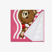 Moschino Pink  Cotton Beach Towel
