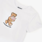 Moschino Girls Flower Bear Tshirt