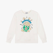 Moschino Kids Sweatshirt with Popcorn Print