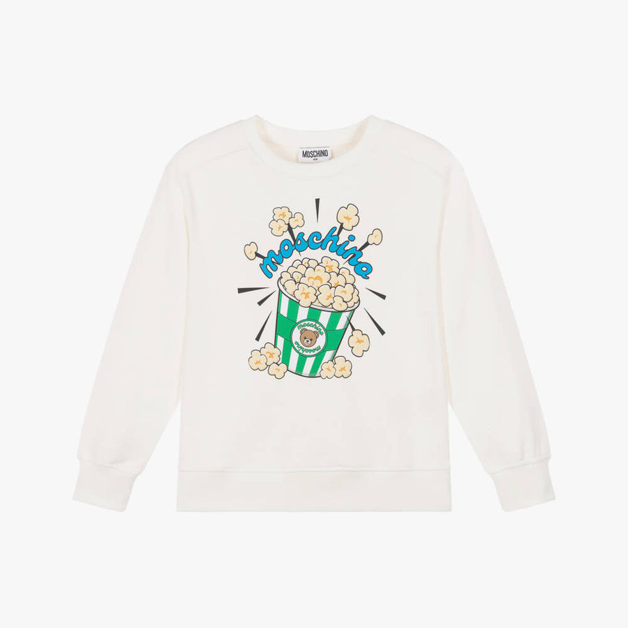 Moschino Kids Sweatshirt with Popcorn Print