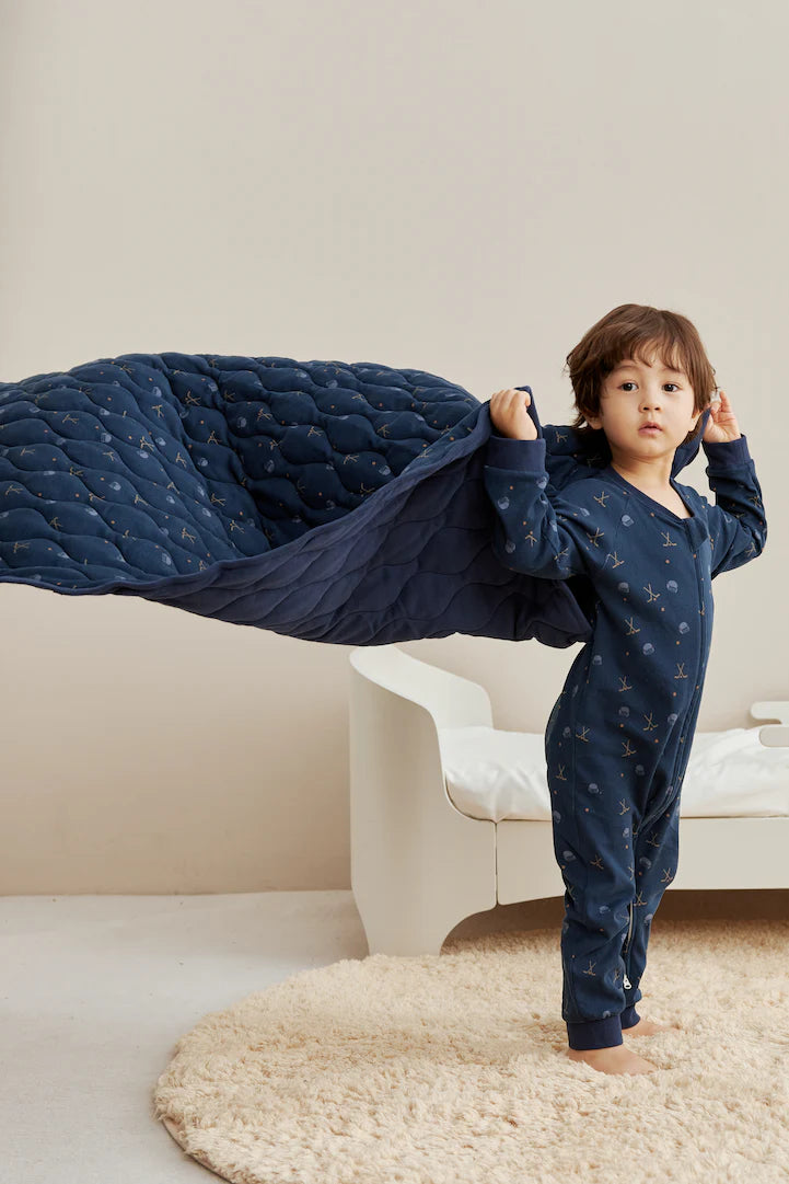 Norsu Baby Organic Cotton Zip-up Sleeper-Hockey