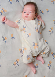 Norsu Organic Baby Organic Bamboo Romper Clementine