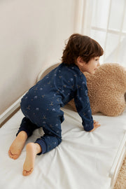 Norsu Baby Organic Cotton Zip-up Sleeper-Hockey