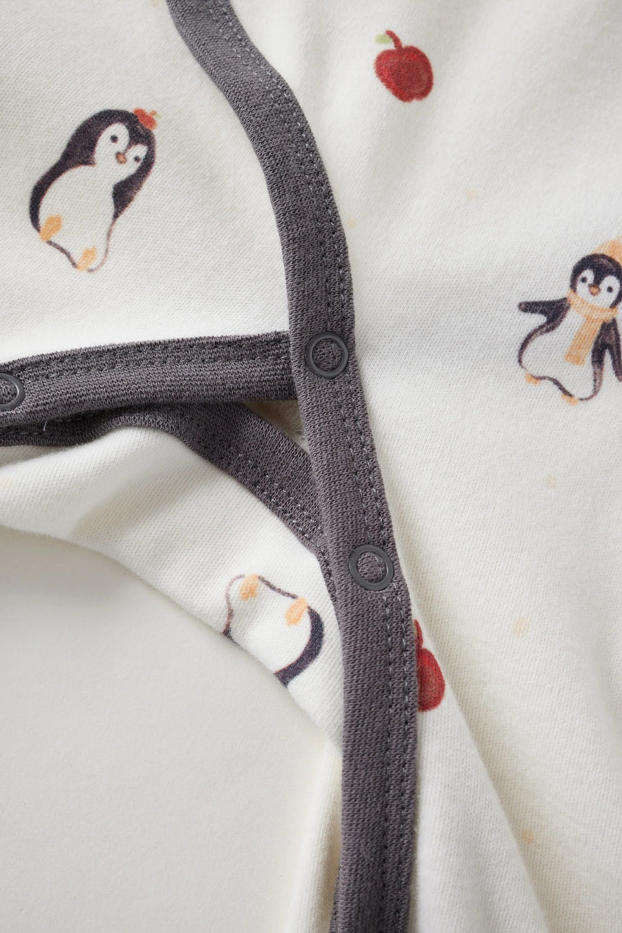 Norsu Baby Baby Organic Kimono Sleeper-Baby penguin
