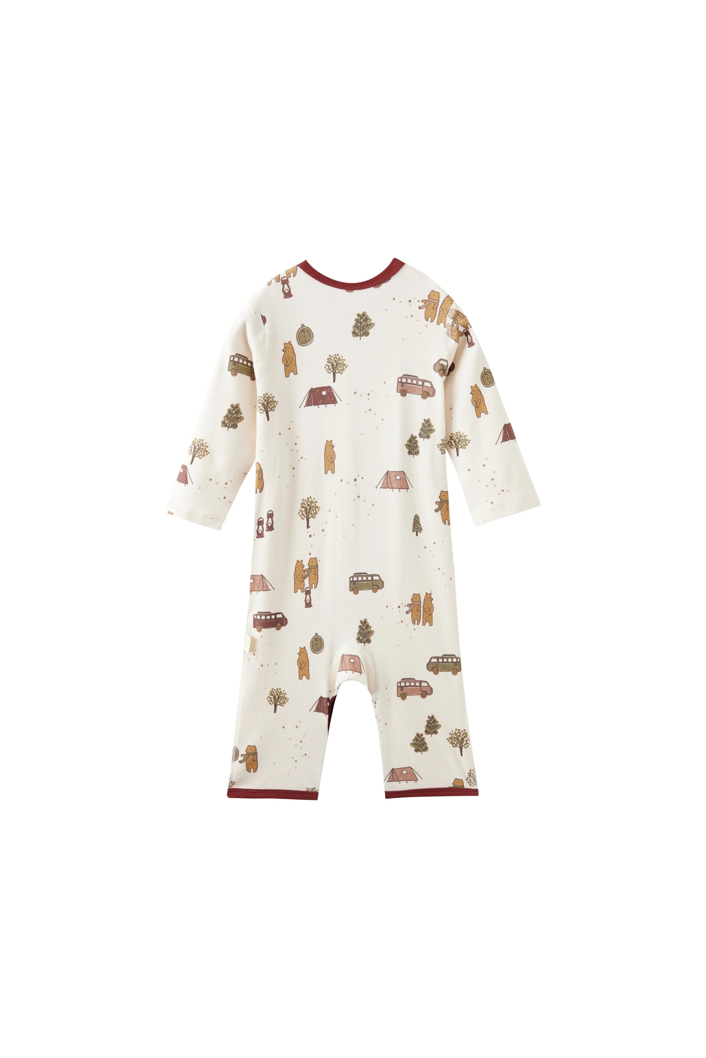 Norsu Baby Organic Kimono Sleeper-Camping
