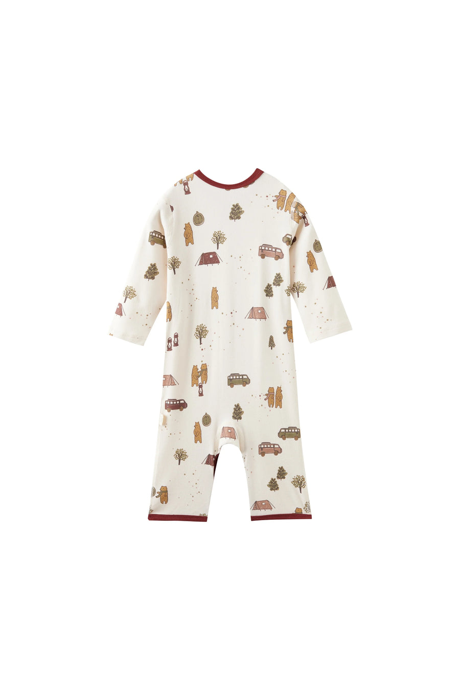 Norsu Baby Organic Kimono Sleeper-Camping